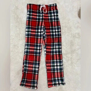 Secret Treasures Sleepwear Pants plaid plush pajamas bottoms size small